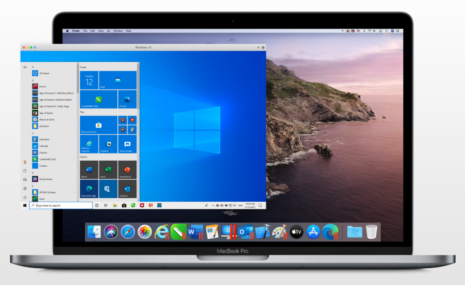 parallels for mac 8 windows 10